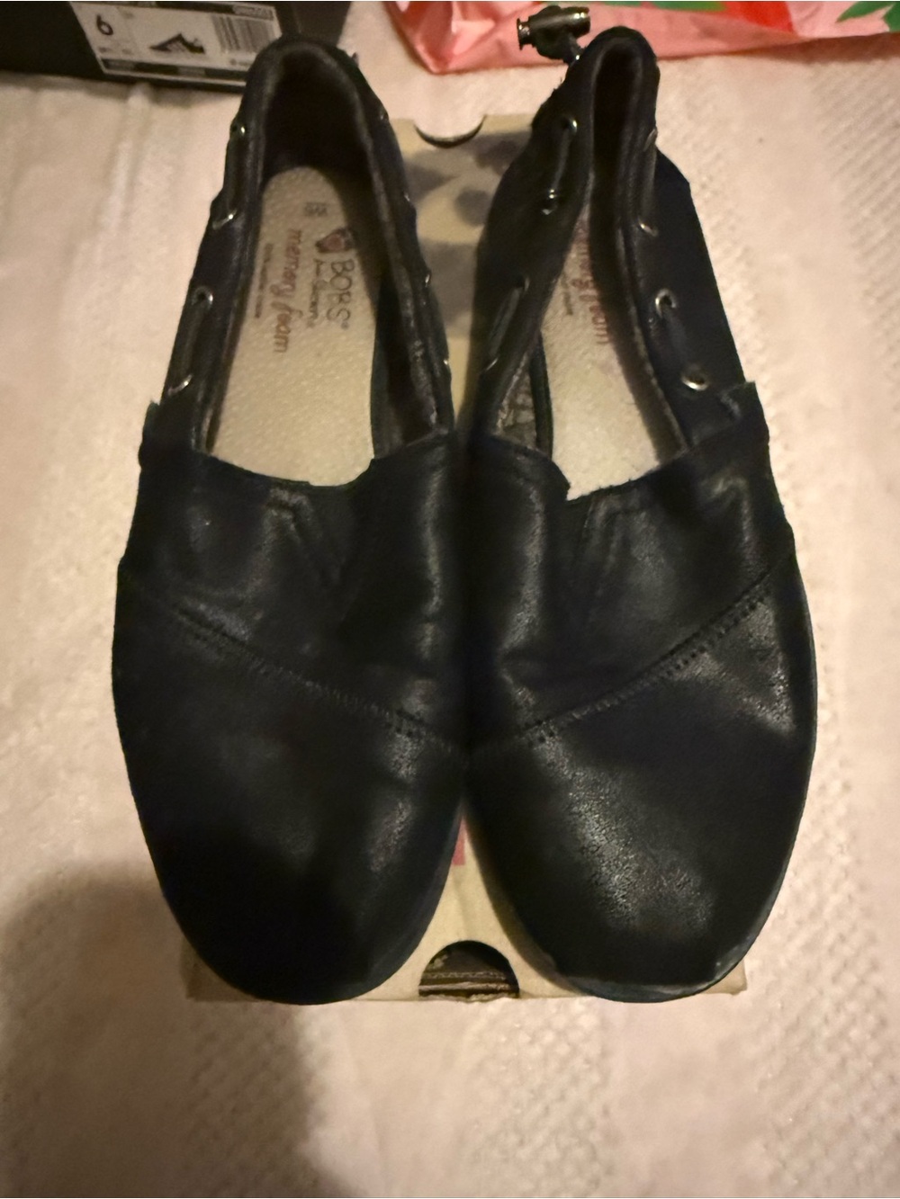 BOBS from Skechers Black Slip-On Loafers